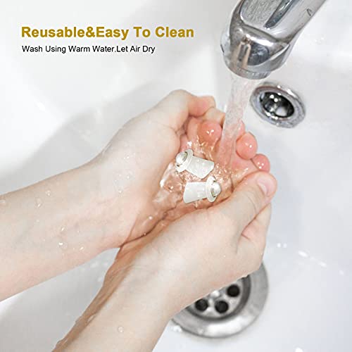 NMKL38 8pcs Toe Separators Silicone Toes Divider Manicure Pedicure Feet Space...