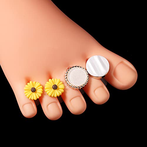 NMKL38 8pcs Toe Separators Silicone Toes Divider Manicure Pedicure Feet Space...