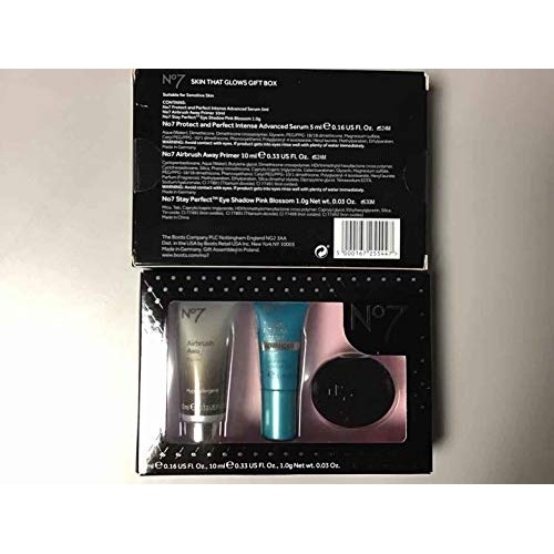 Set of 2 No7 skin that glows gift box(No 7 protect and perfect intense advanc...
