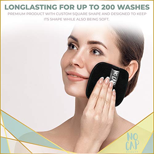 Reusable Soft Microfiber Makeup Remover Facial Pads (6 Luxury Spa Quality Pad...