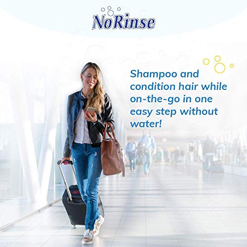 No-Rinse Shampoo Cap by Cleanlife Products (Pack of 10), Shampoo and Conditio...