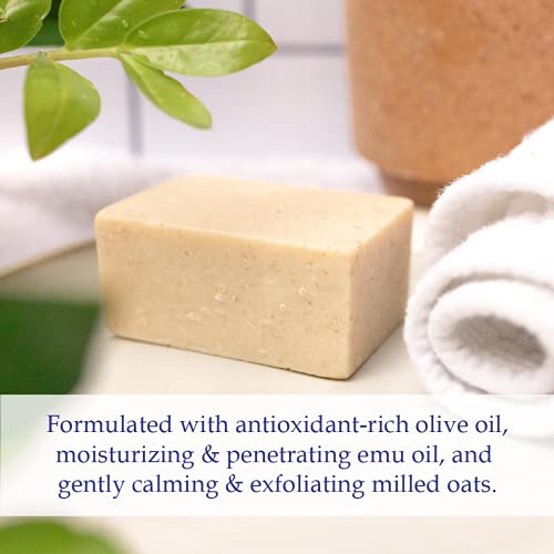 Noble Formula 2% Pyrithione Zinc (ZnP) Original Emu Bar Soap, 3.25 oz