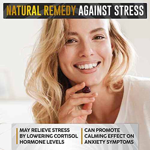 Ashwagandha Gummies by Noble Nutrition - with Organic Ashwagandha Root - Mood...