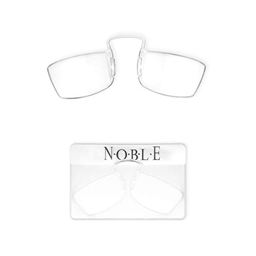 Noble Small Reading Glasses (3 Pack) - Rimless Readers with 3 Wallet Credit C...