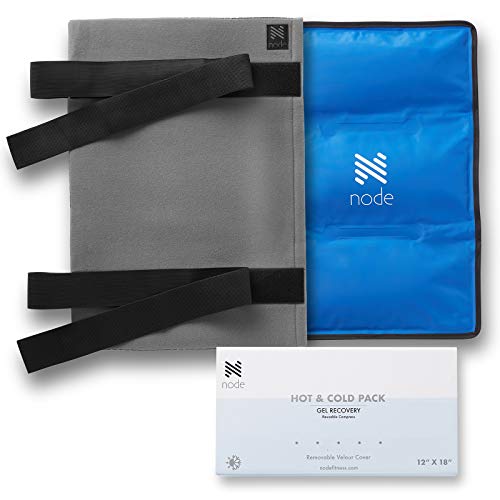Node Fitness Hot and Cold Therapy Gel Pack/Heat Wrap for Injuries 12" x 18" R...