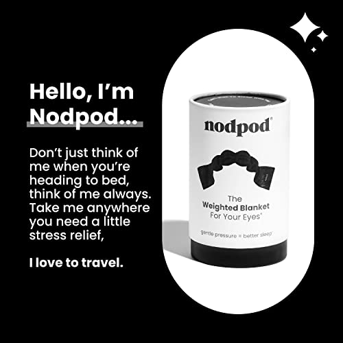 Nodpod Gentle Pressure Sleep Mask | Patented Light Blocking Design for Sleepi...