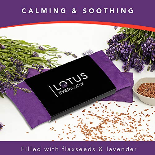 Lotus Weighted Lavender Eye Pillow|Sleeping & Meditation Mask|Yoga Eye Pillow...