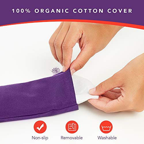 Lotus Weighted Lavender Eye Pillow|Sleeping & Meditation Mask|Yoga Eye Pillow...