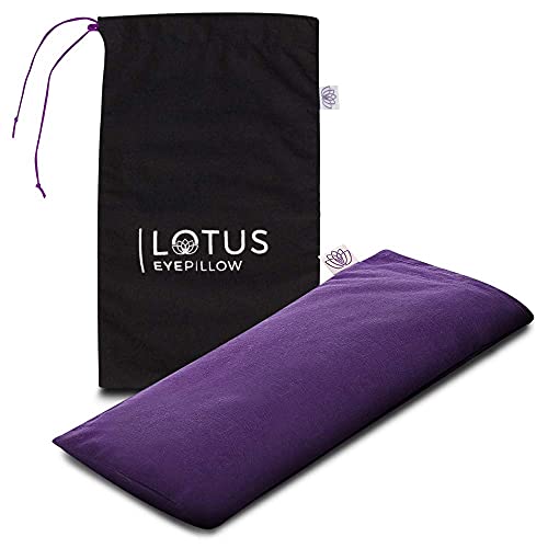 Lotus Weighted Lavender Eye Pillow|Sleeping & Meditation Mask|Yoga Eye Pillow...