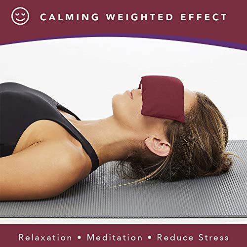 Lotus Weighted unscented Eye Pillow|Sleeping & Meditation Mask|Yoga Eye Pillo...