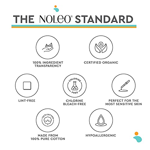 Organic Cotton Pads - Large & Fluffy Cotton Pads for Face - Makeup Remover Pa...