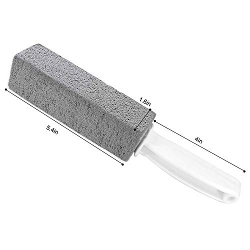 Pumice Stone Toilet Bowl Cleaner with Handle - Pumice Stone for Toilet Cleani...