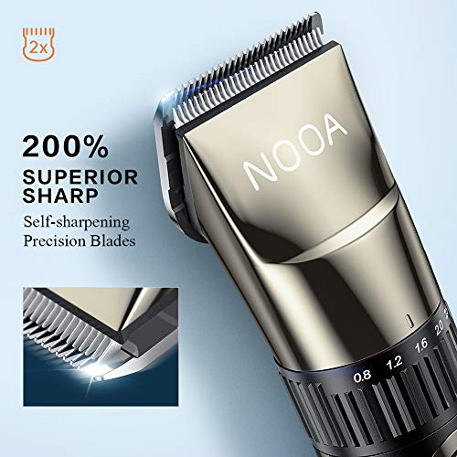 Mens Electirc Waterproof Hair Trimmer Clippers Beard Trimmer Rechargable Prof...