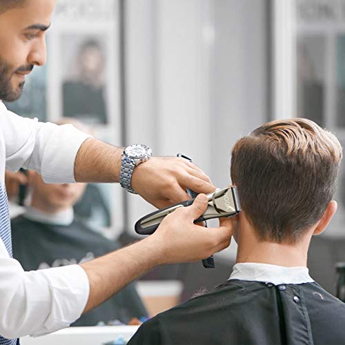 Mens Electirc Waterproof Hair Trimmer Clippers Beard Trimmer Rechargable Prof...