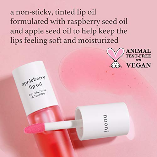 NOONI Appleberry Lip Oil | Korean Lip Oil To Soothe Dry Lips | Mother's Day G...