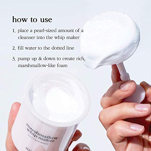 NOONI Marshmallow Whip Maker | Rich Foam Maker for Foam Cleanser and Face Was...