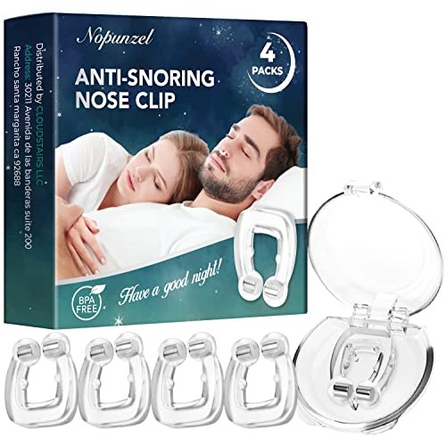 Anti Snoring Devices - Silicone Magnetic Anti Snoring Nose Clip, Snoring Solu...