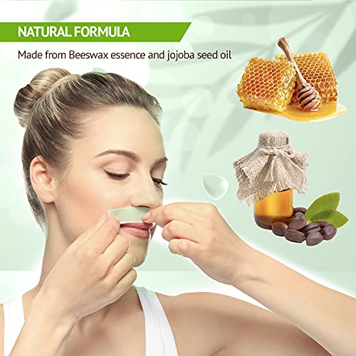 Nopunzel Facial Wax Strips Hypoallergenic All Skin Types - Face & Hair Remova...