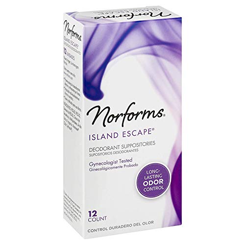 Norforms Feminine Deodorant Suppositories | Long Lasting Odor Control | Islan...