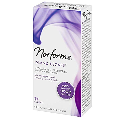Norforms Feminine Deodorant Suppositories | Long Lasting Odor Control | Islan...