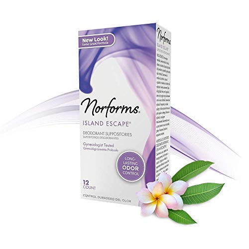 Norforms Feminine Deodorant Suppositories | Long Lasting Odor Control | Islan...