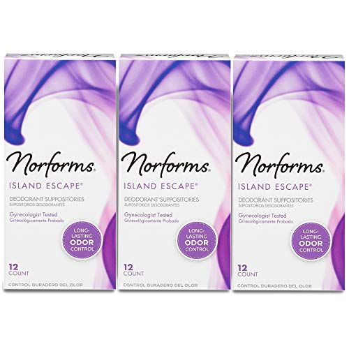 Norforms Feminine Deodorant Suppositories | Long Lasting Odor Control | Islan...