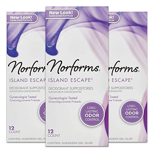 Norforms Feminine Deodorant Suppositories | Long Lasting Odor Control | Islan...