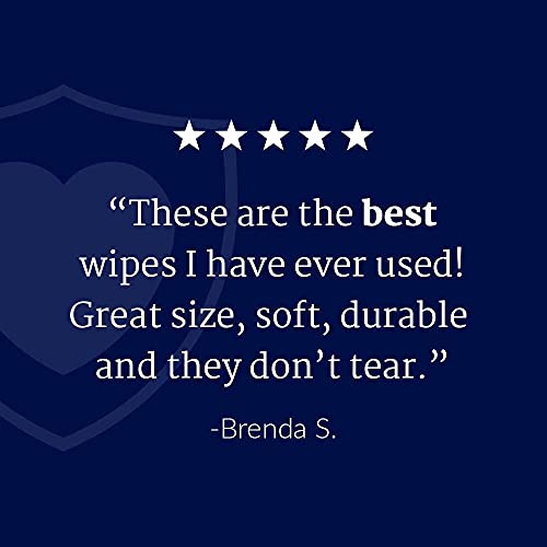 NorthShore Supreme Heavy-Duty Quilted Wipes, X-Large, 9 x 13 in., Pack/50