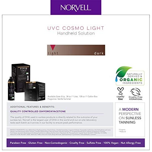 Norvell Ultra Vivid Color Collection 'Cosmo LIGHT' Professional Sunless Tanni...