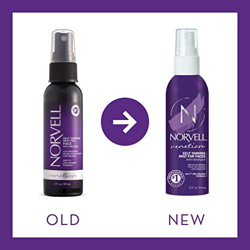 Norvell Venetian 4-Faces Sunless Facial Self-Tanning & Touch-up Spray - Non C...