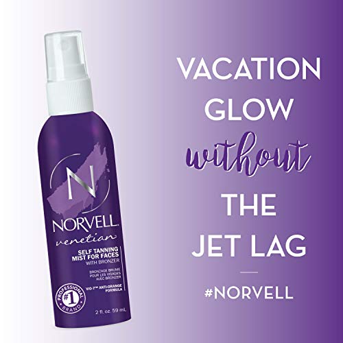 Norvell Venetian 4-Faces Sunless Facial Self-Tanning & Touch-up Spray - Non C...