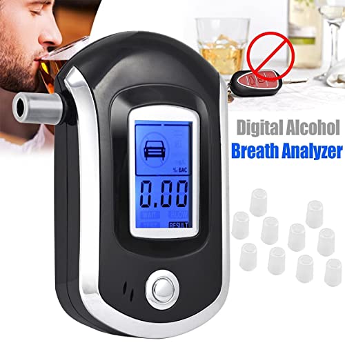 Breathalyzer,Professional-Grade Accuracy Breathalyzer to Tester with 10 Mouth...