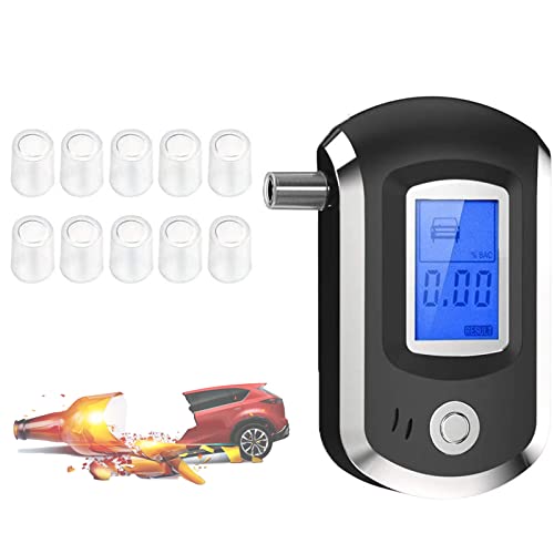 Breathalyzer,Professional-Grade Accuracy Breathalyzer to Tester with 10 Mouth...