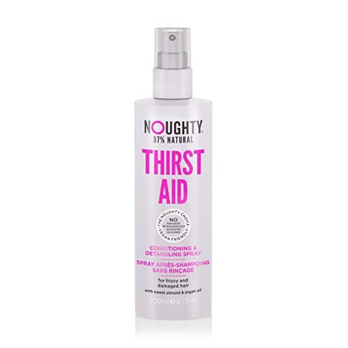 Noughty Thirst Aid Conditioning and Detangling Spray for Dry, Frizzy and Dama...
