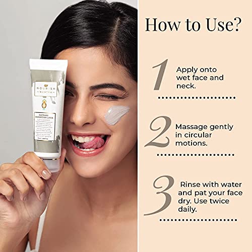 Nourish Mantra Ratrani Moroccan Lava Clay Cleanser for Normal to oily skin - ...