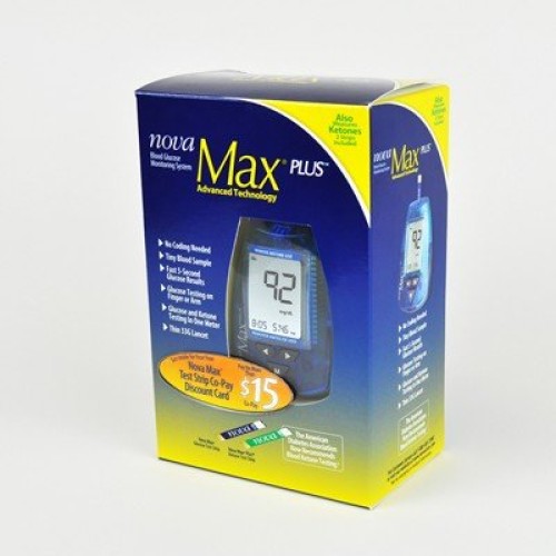 nova Max Plus Blood Glucose Monitoring System