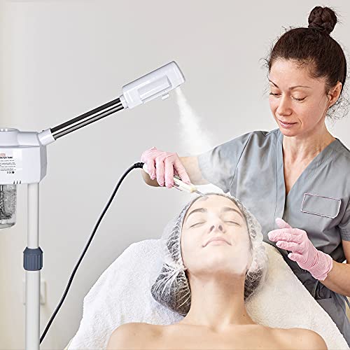 2 in 1 Facial Steamer With 5X Magnifying Lamp For Salon Spa Beauty