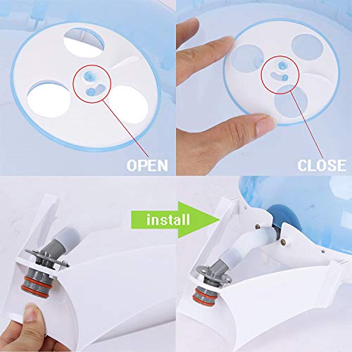 Nova Microdermabrasion Portable 3 in 1 Hair and Facial Steamer W/ Bonnet Hood...