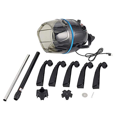 Professional 1300W Adjustable Hooded Floor Hair Bonnet Dryer Stand Up Rolling...