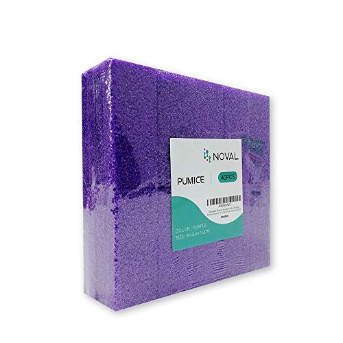 Disposable Pedicure Scrubber Callus Remover Pumice Stone for Foot Care Purple...