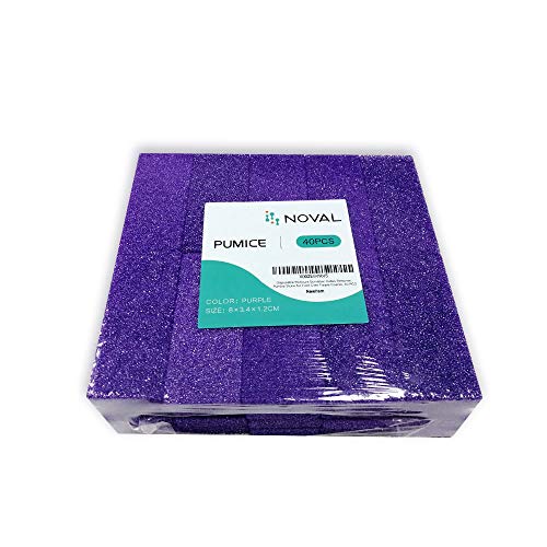Disposable Pedicure Scrubber Callus Remover Pumice Stone for Foot Care Purple...