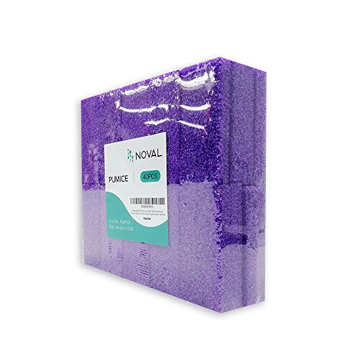 Disposable Pedicure Scrubber Callus Remover Pumice Stone for Foot Care Purple...