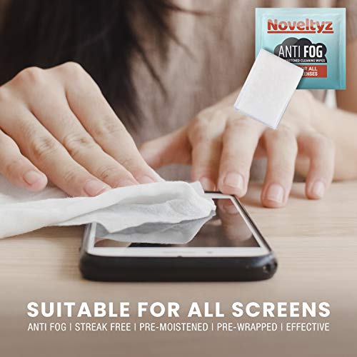 Eyewear Lens Anti Fog Wipes Cleansing Pre-Moistened 200 Individually Wrapped ...