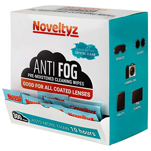 Eyewear Lens Anti Fog Wipes Cleansing Pre-Moistened 300 Individually Wrapped ...