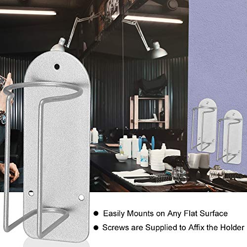 Noverlife 2PCS Electric Clippers Holder for Barber Station, Stainless Steel H...