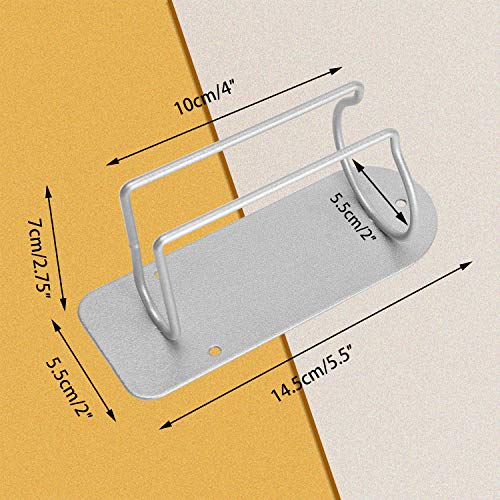 Noverlife 2PCS Electric Clippers Holder for Barber Station, Stainless Steel H...