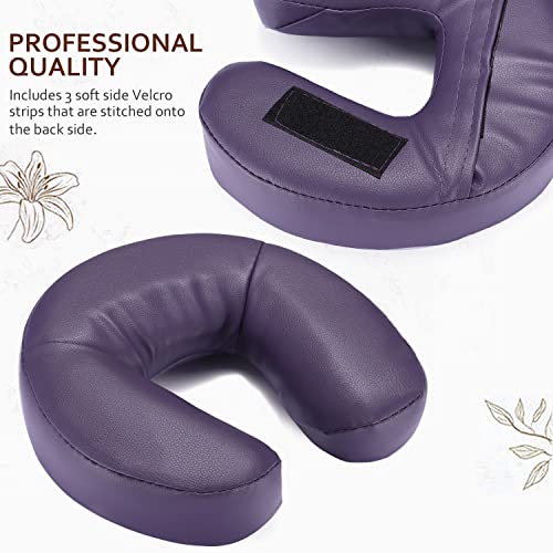 Noverlife Massage Universal Headrest Facial Cushion, Memory Foam Crescent Mas...