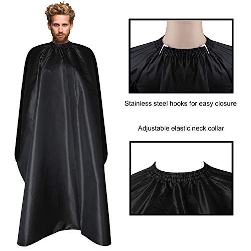 Noverlife Stain & Water Proof Haircut Cape, 67x60" Large Barber Cape for Sham...