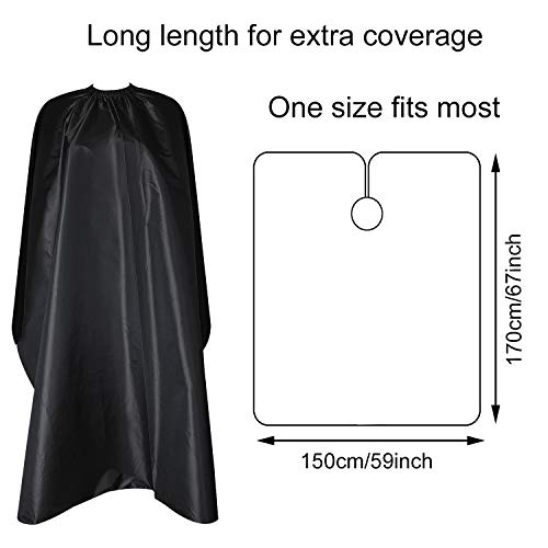 Noverlife Stain & Water Proof Haircut Cape, 67x60" Large Barber Cape for Sham...