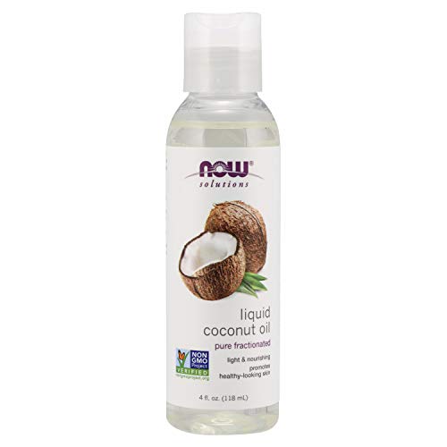 NOW Solutions, Liquid Coconut Oil, Light and Nourishing, Promotes Healthy-Loo...
